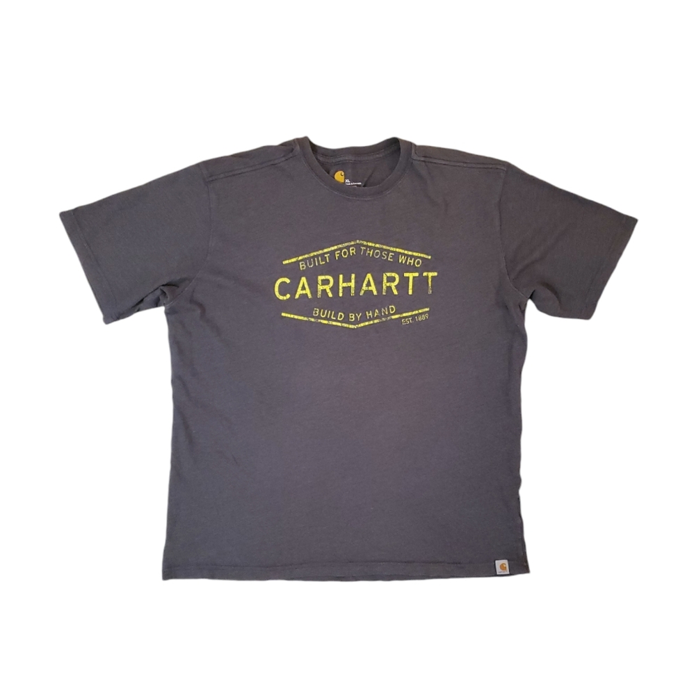 Carhartt Men's Blue‎ Relaxed Fit Logo Short Sleeve T-Shirt Size XL